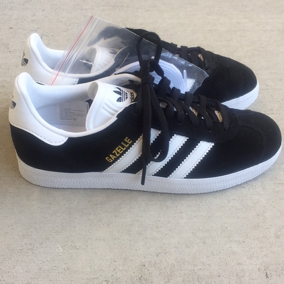 white suede gazelles